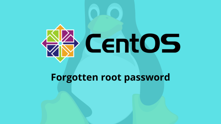 reset root password centos